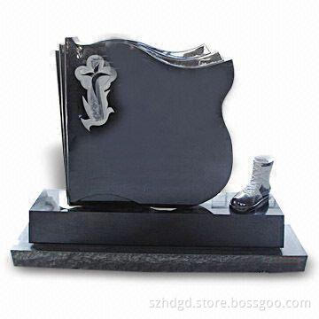 Polished Tombstones with Headstone Components, Available in Various Colors